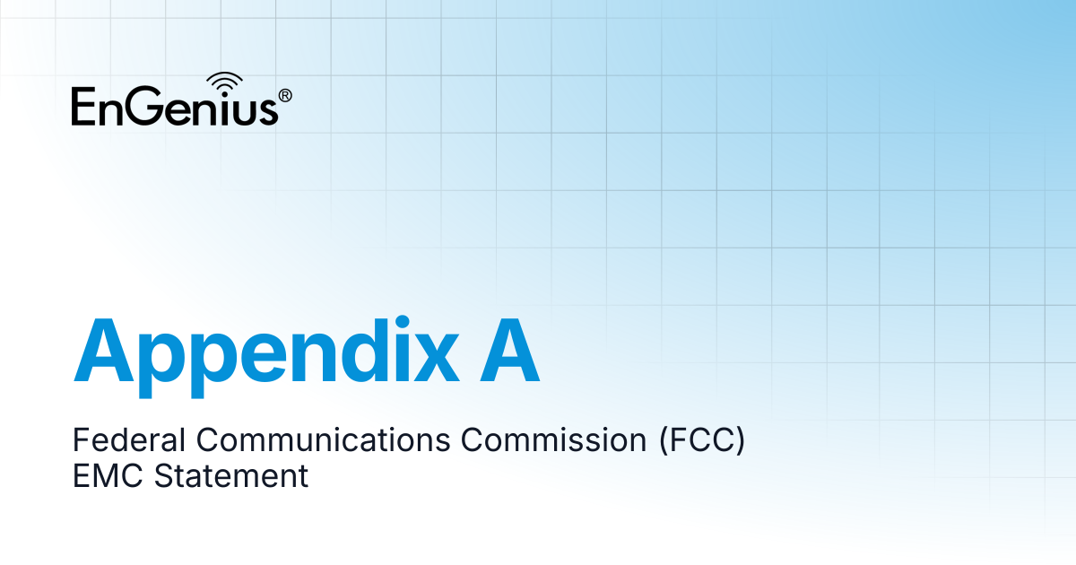 Appendix A | EnGenius Documentation
