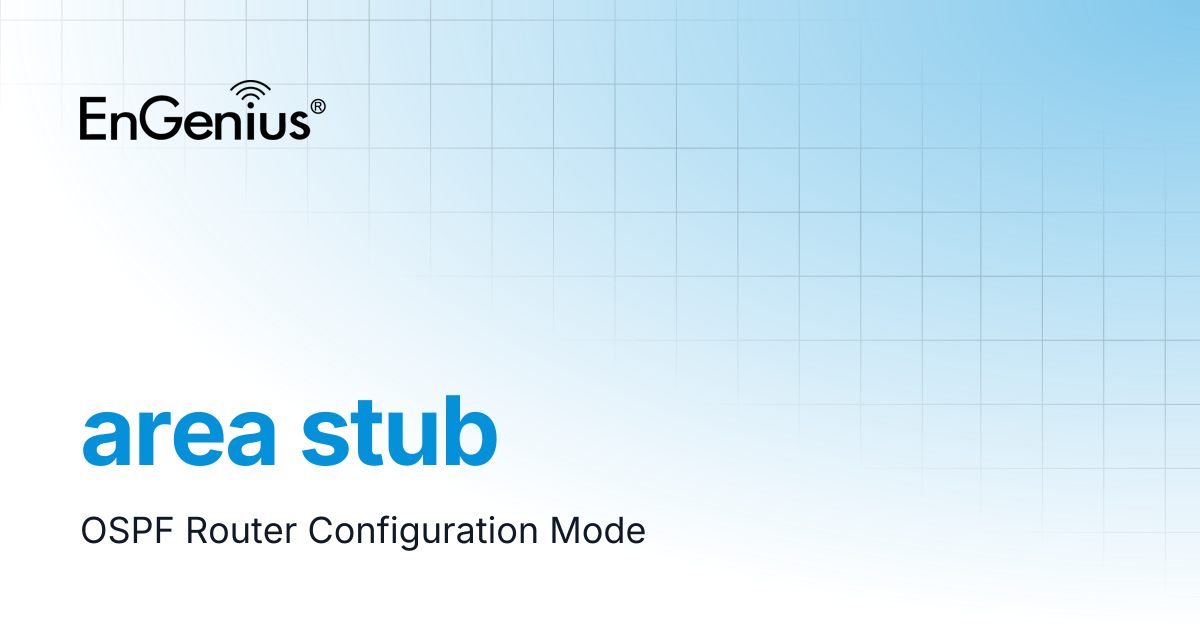 area stub | EnGenius Documentation